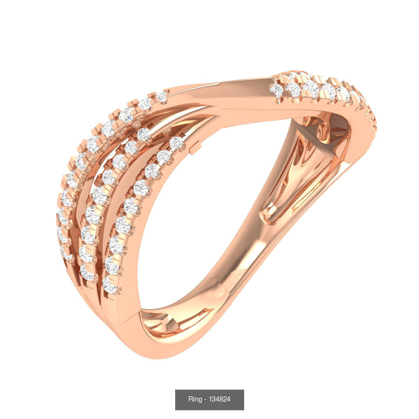 100 Bands rings  3D Model Collection_50