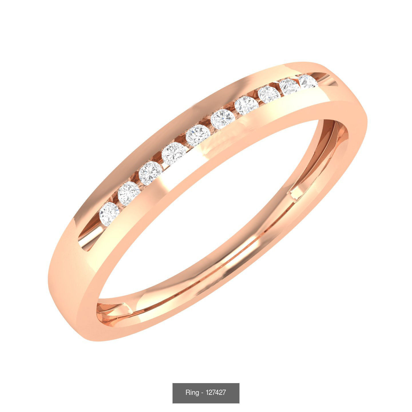 100 Bands rings  3D Model Collection_90