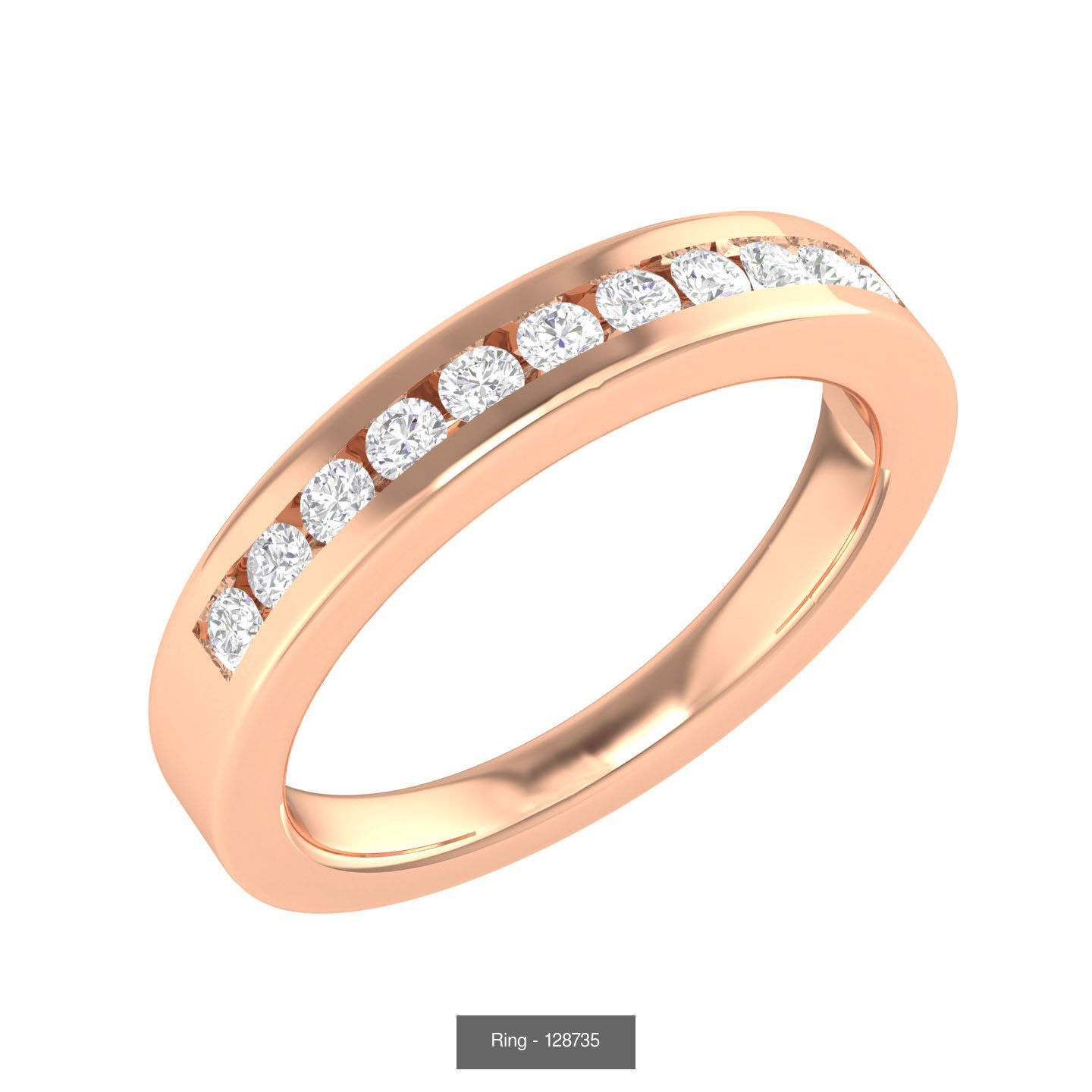 100 Bands rings  3D Model Collection_71