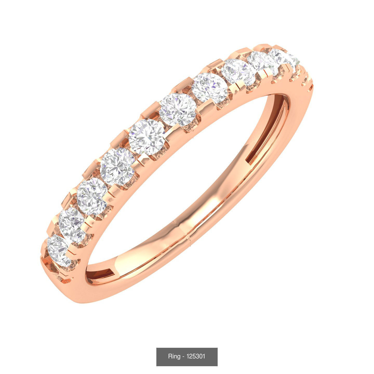 100 Bands rings  3D Model Collection_18