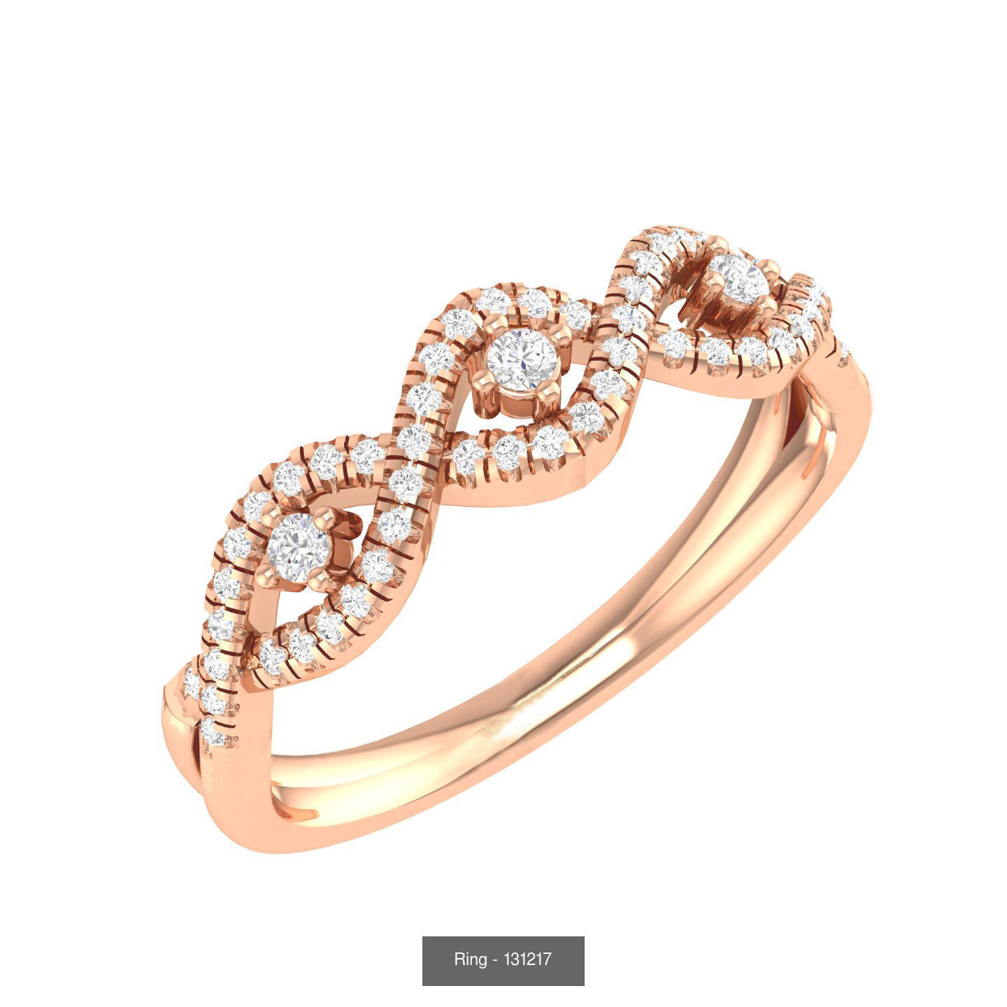 100 Bands rings  3D Model Collection_54