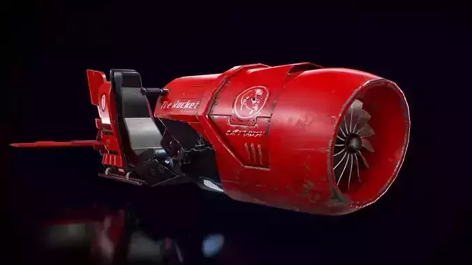 Hoverbike - Rocket 3D model