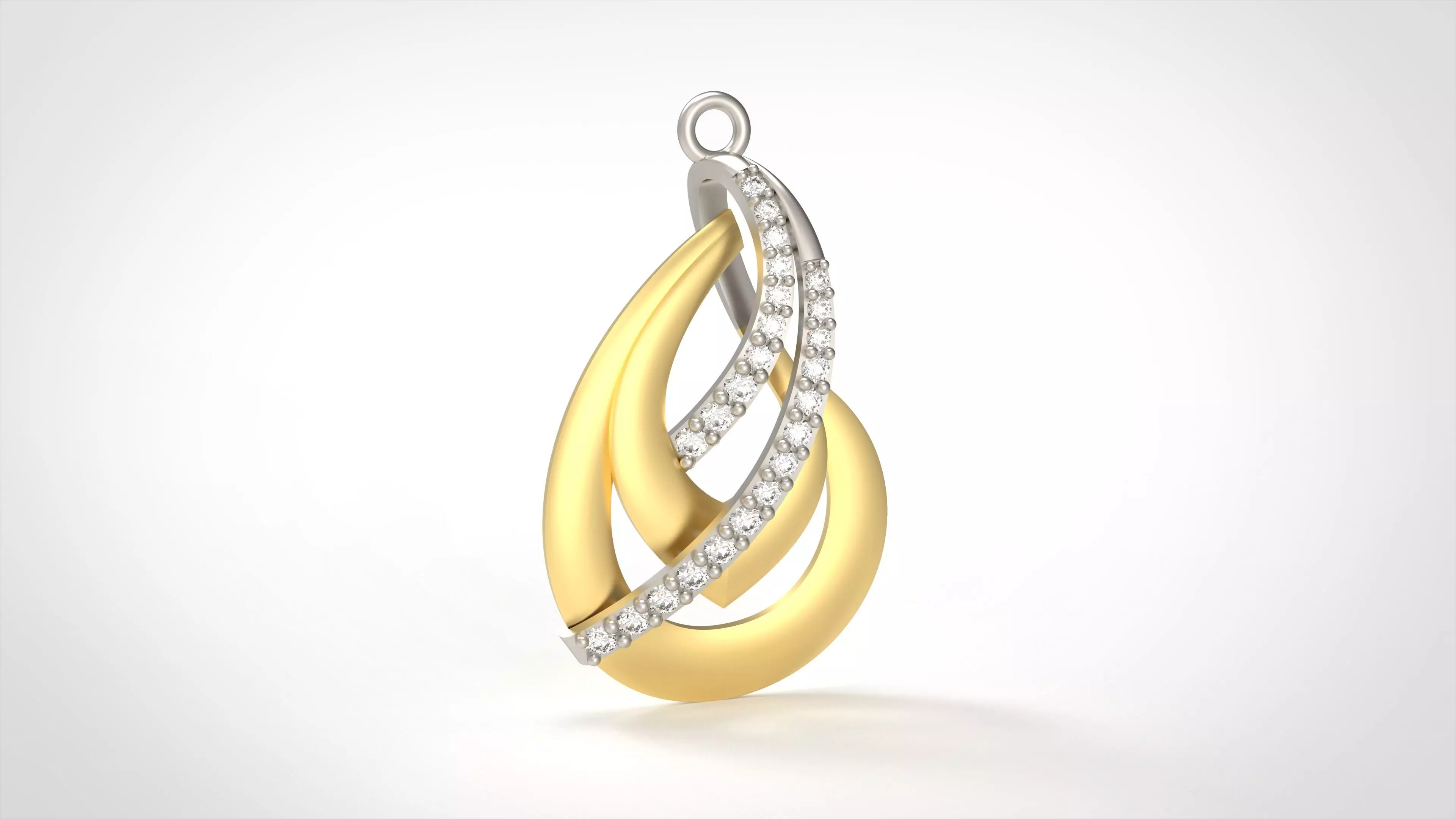 Model 340  Diamond Pendant 3D print model_0