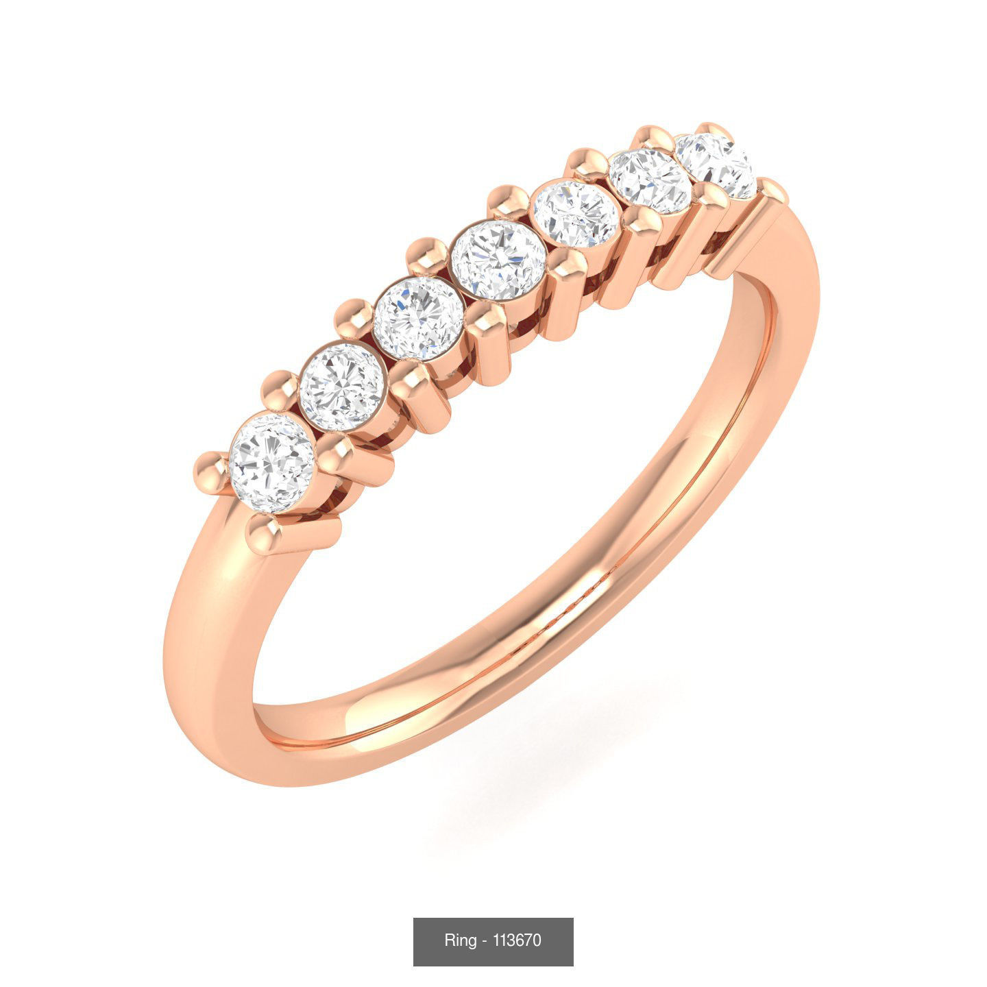 100 Bands rings  3D Model Collection_57