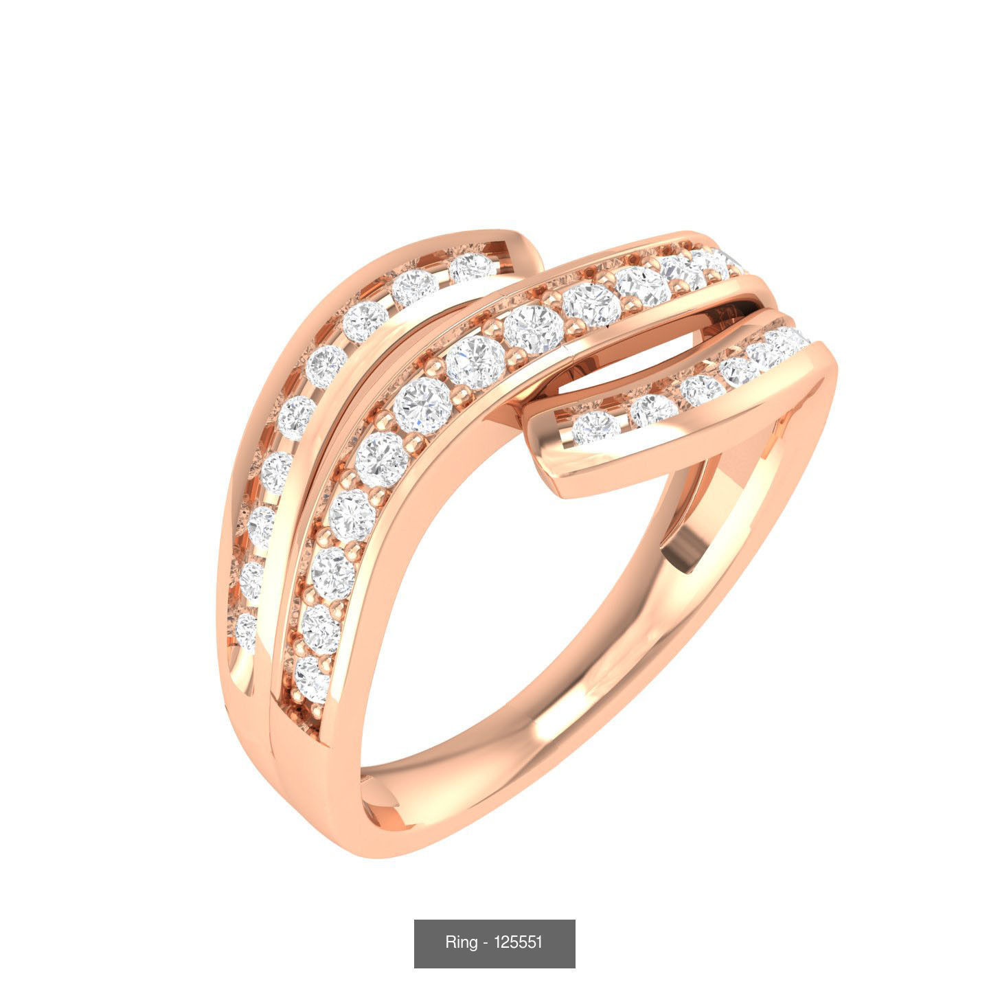 100 Bands rings  3D Model Collection_86