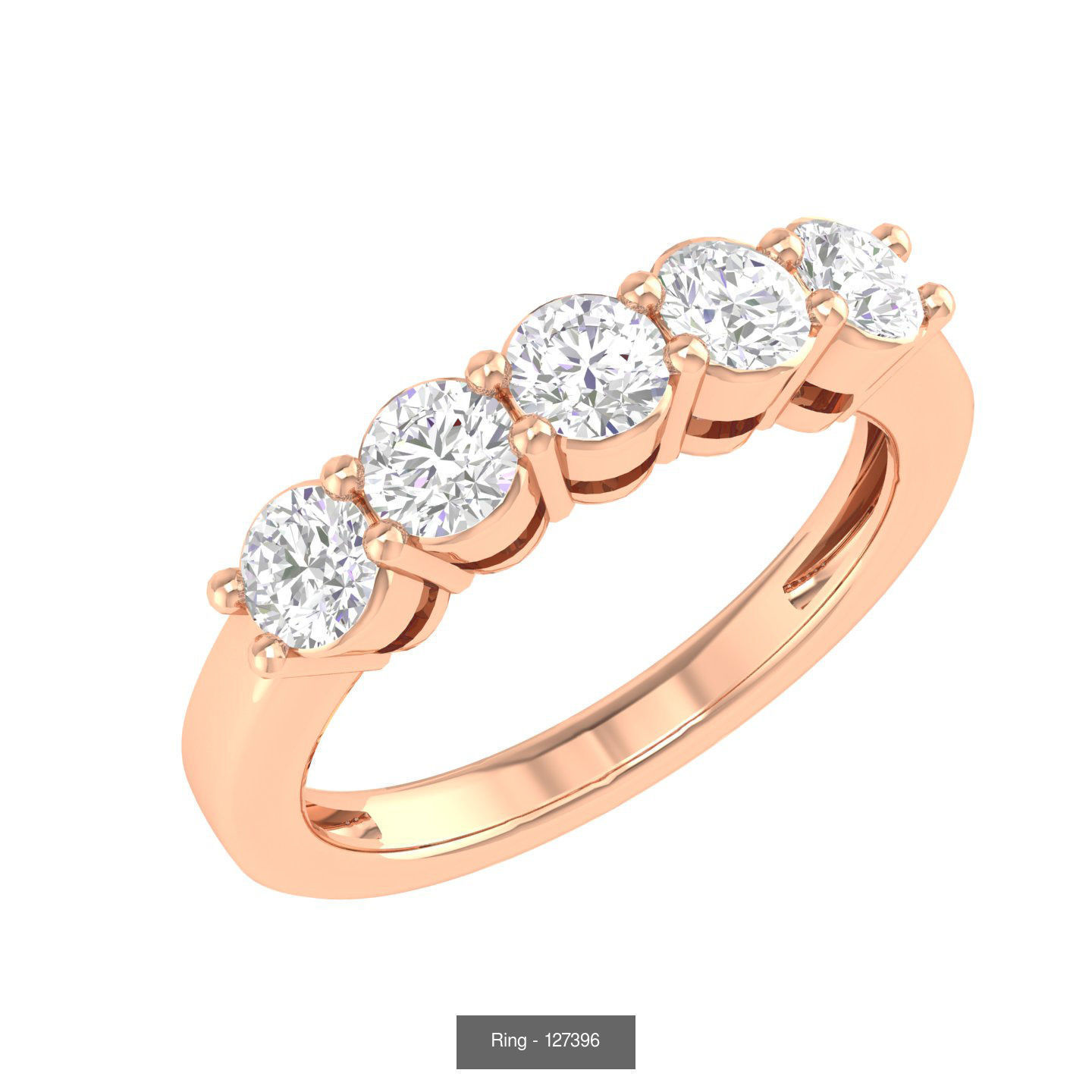 100 Bands rings  3D Model Collection_109