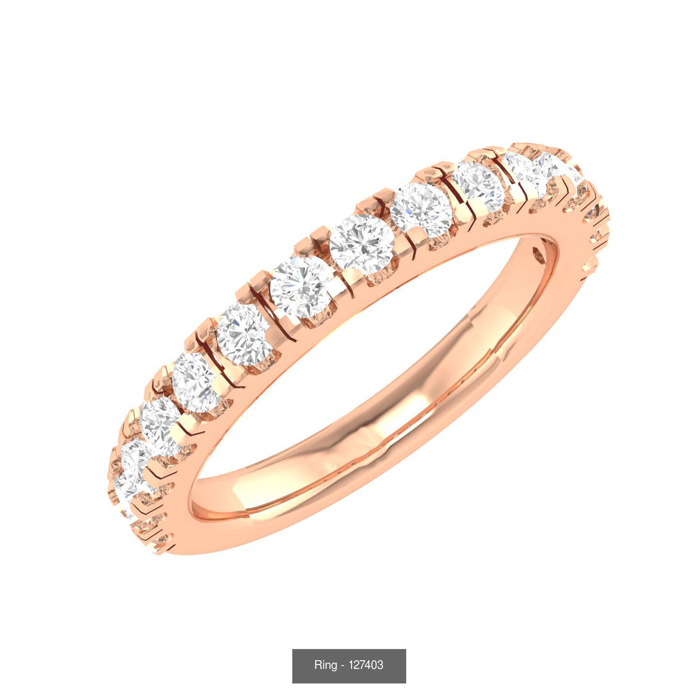 100 Bands rings  3D Model Collection_107