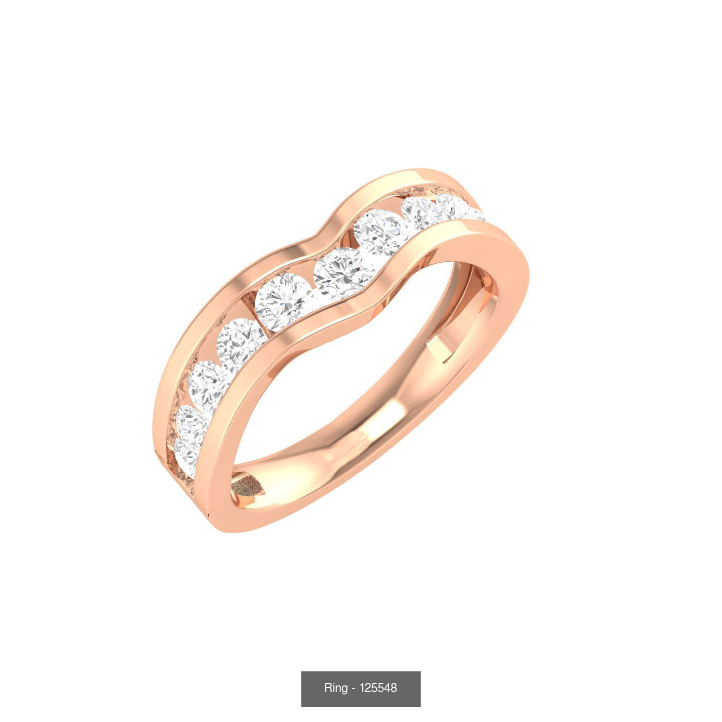 100 Bands rings  3D Model Collection_89