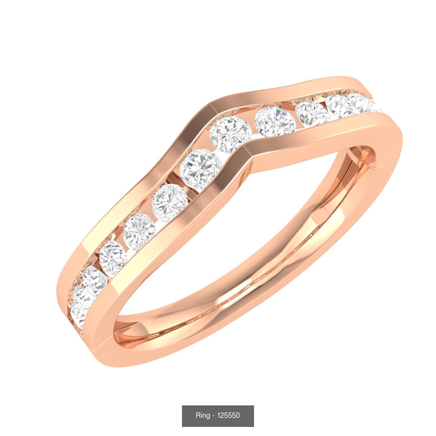 100 Bands rings  3D Model Collection_87