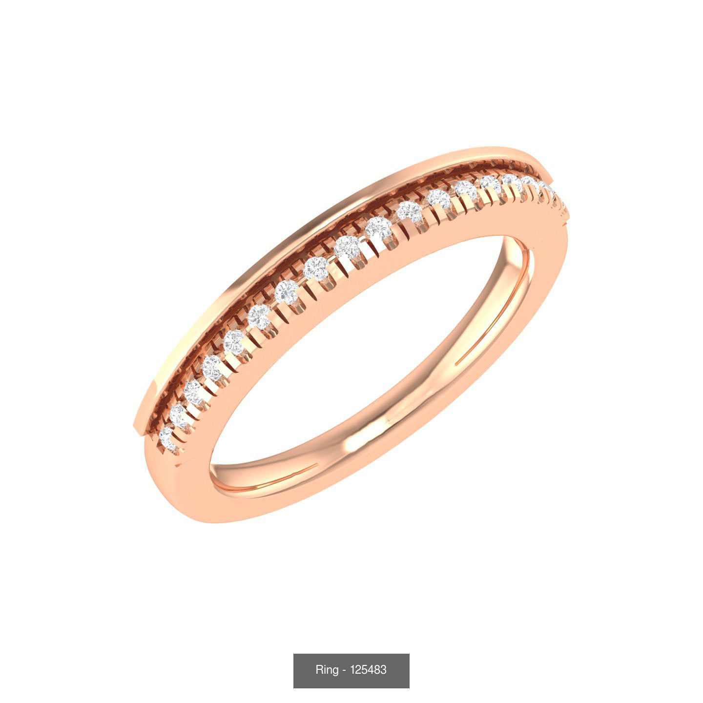 100 Bands rings  3D Model Collection_94