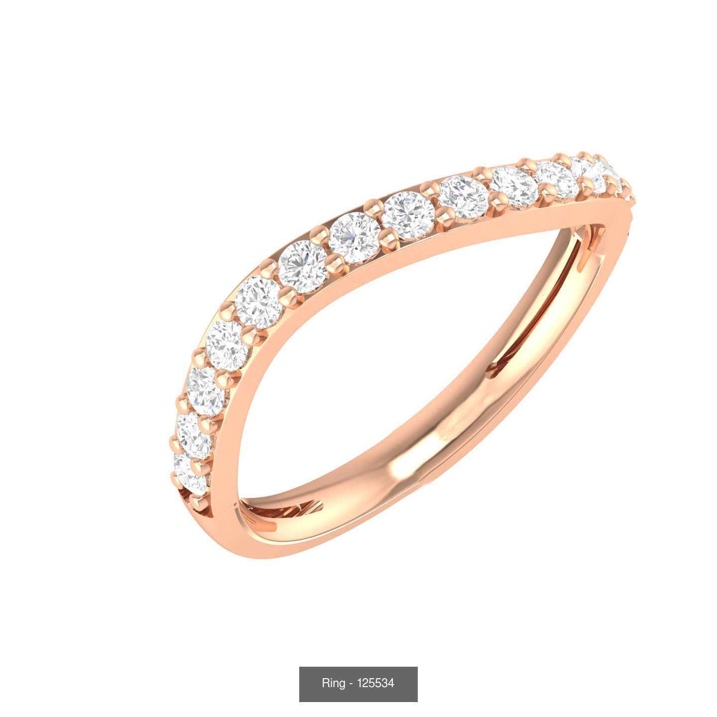 100 Bands rings  3D Model Collection_91