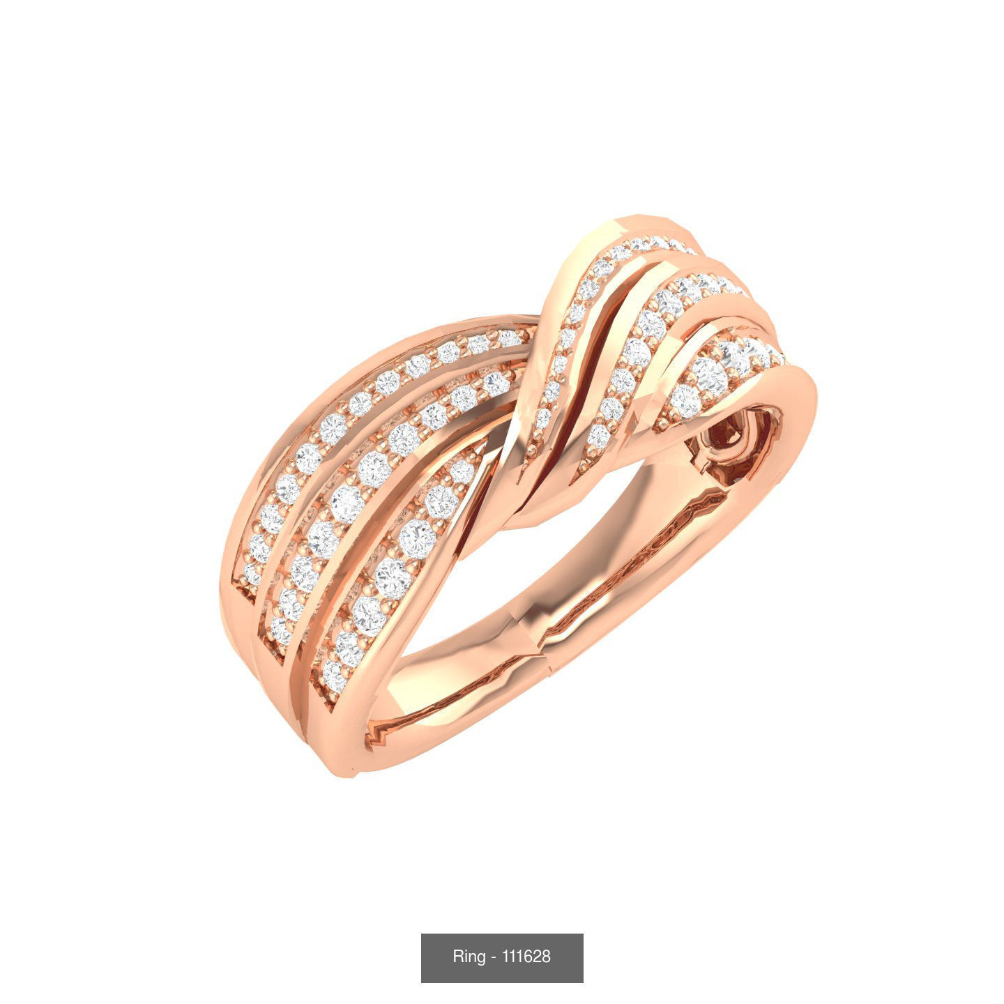 100 Bands rings  3D Model Collection_24