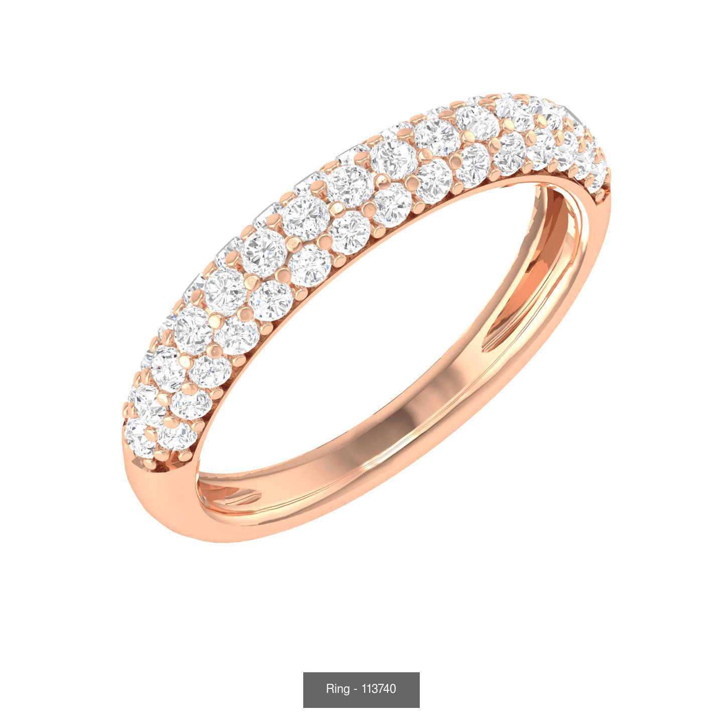 100 Bands rings  3D Model Collection_52