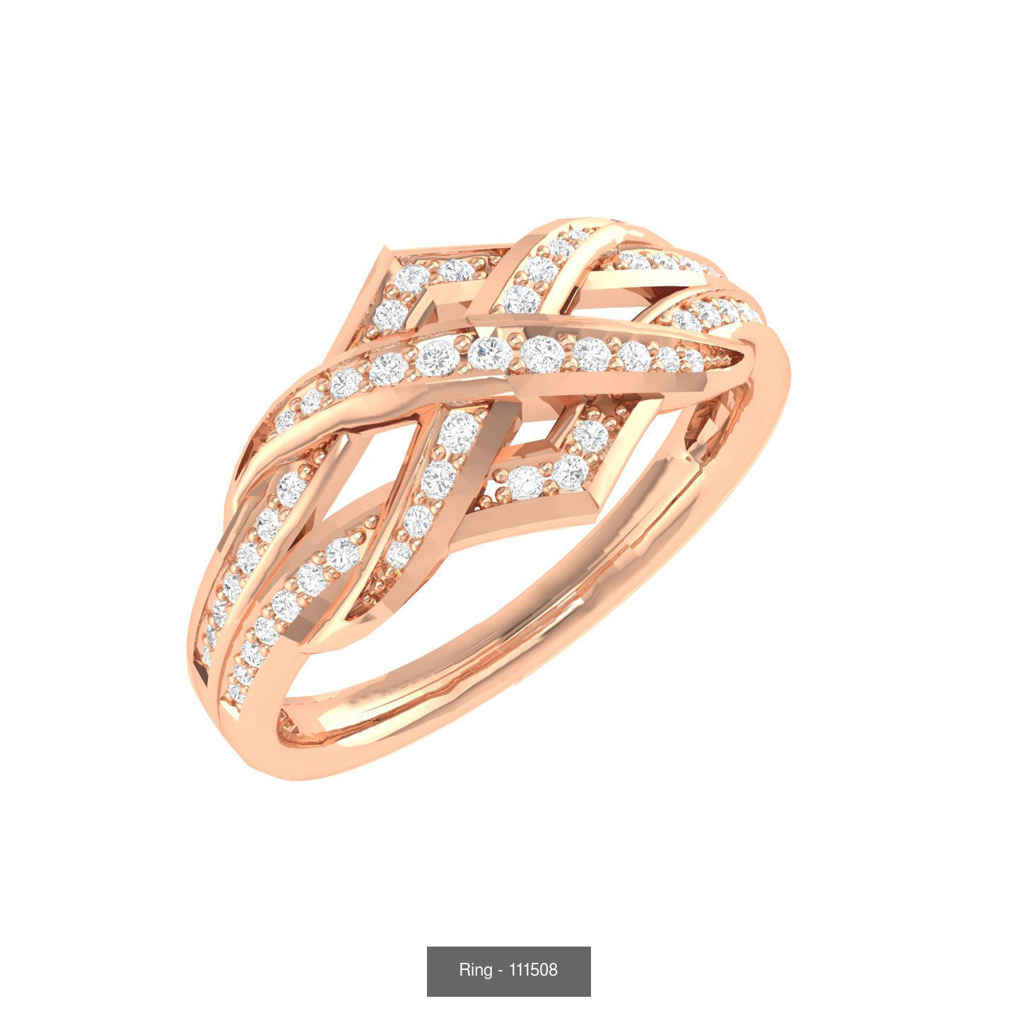 100 Bands rings  3D Model Collection_28
