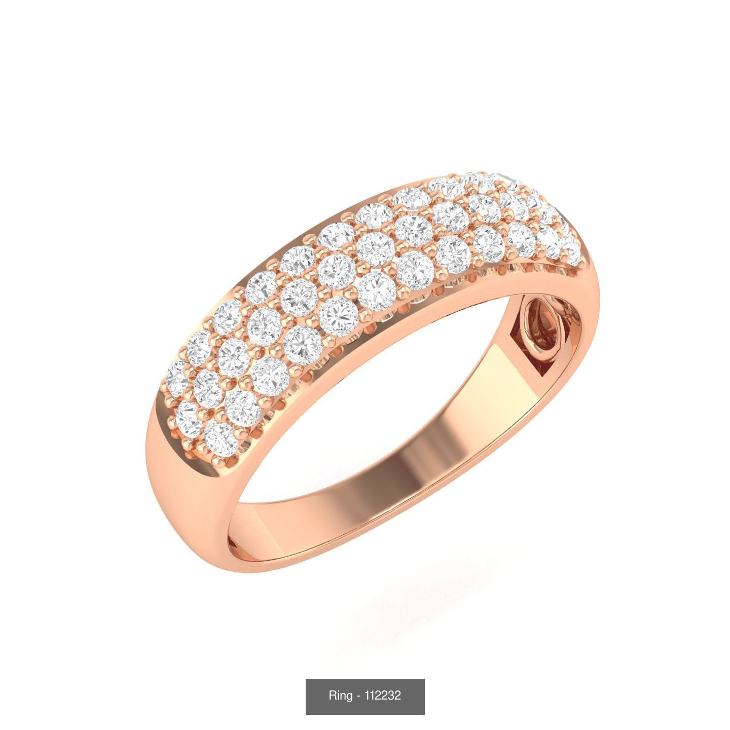 100 Bands rings  3D Model Collection_80