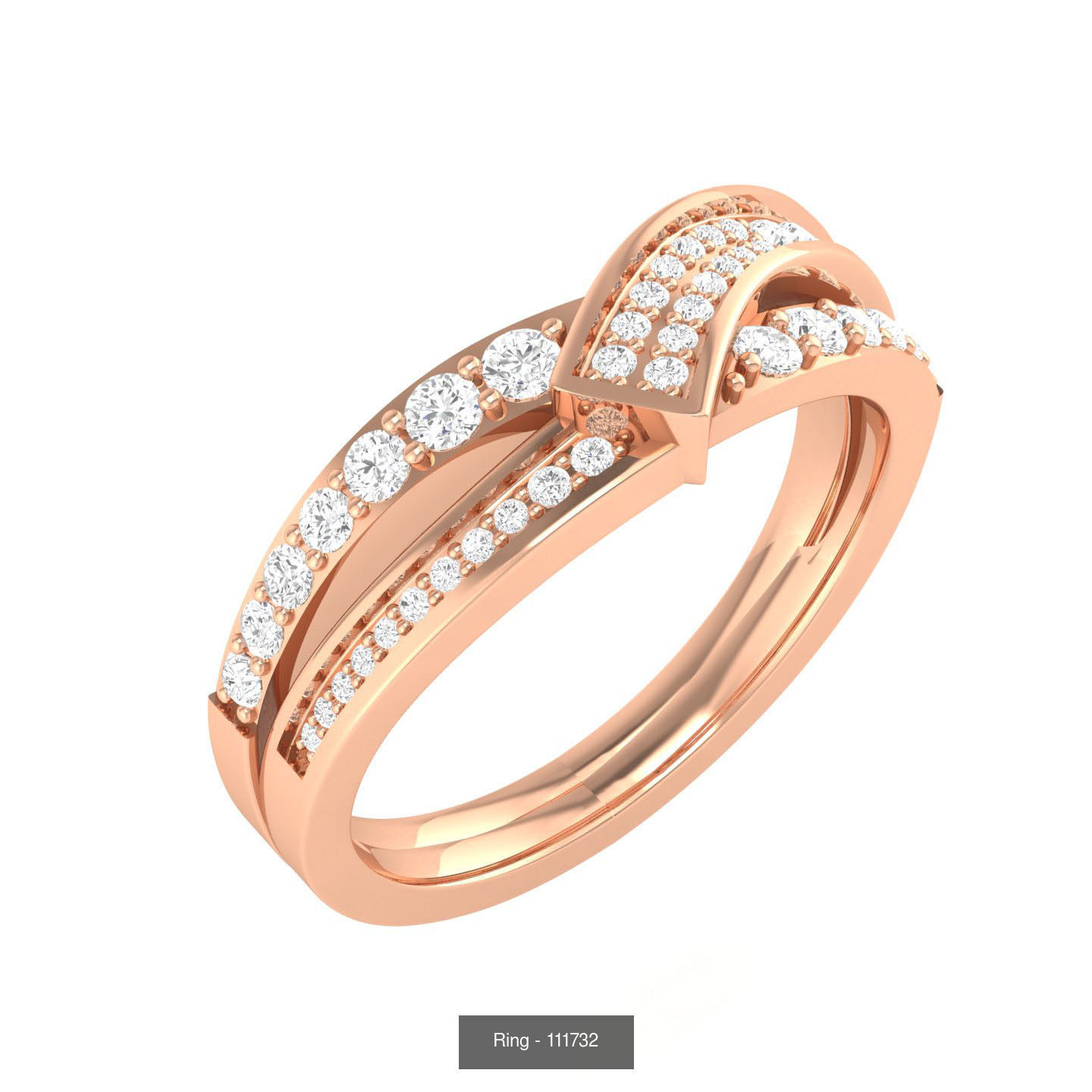 100 Bands rings  3D Model Collection_18