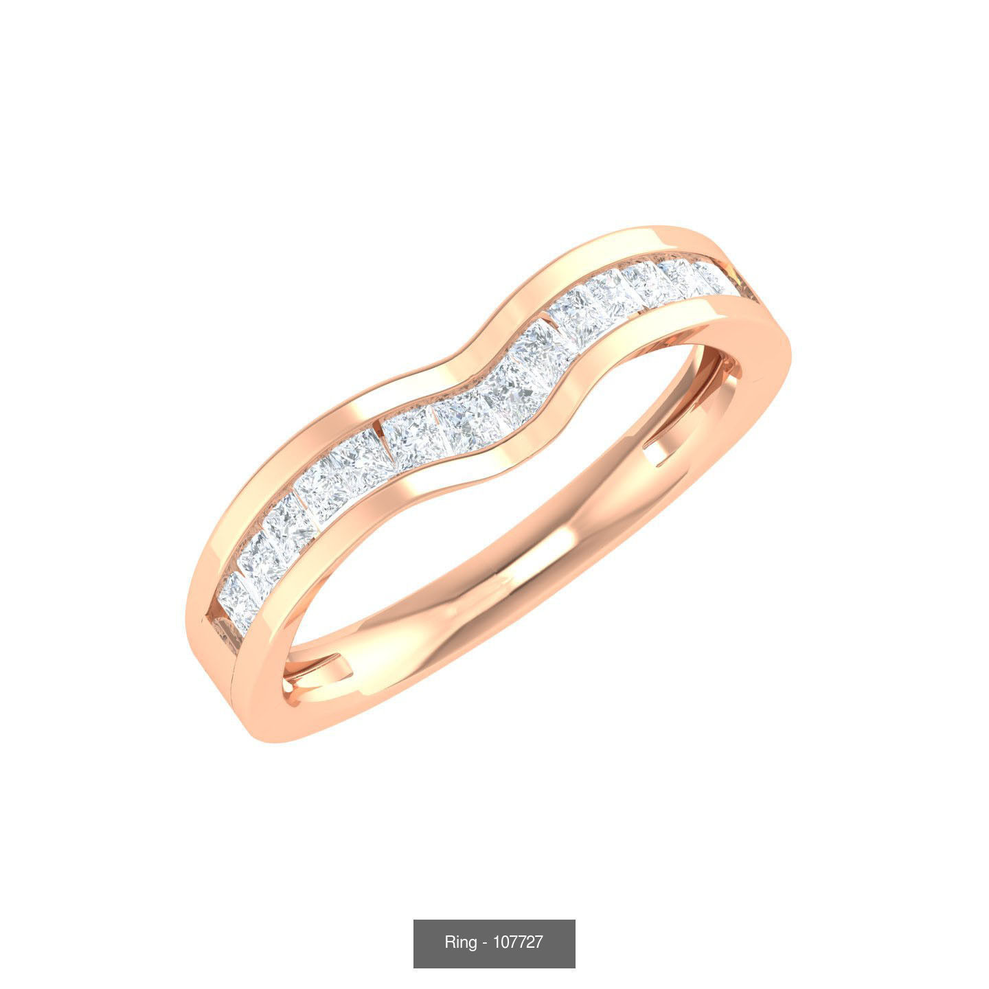 100 Bands rings  3D Model Collection_14