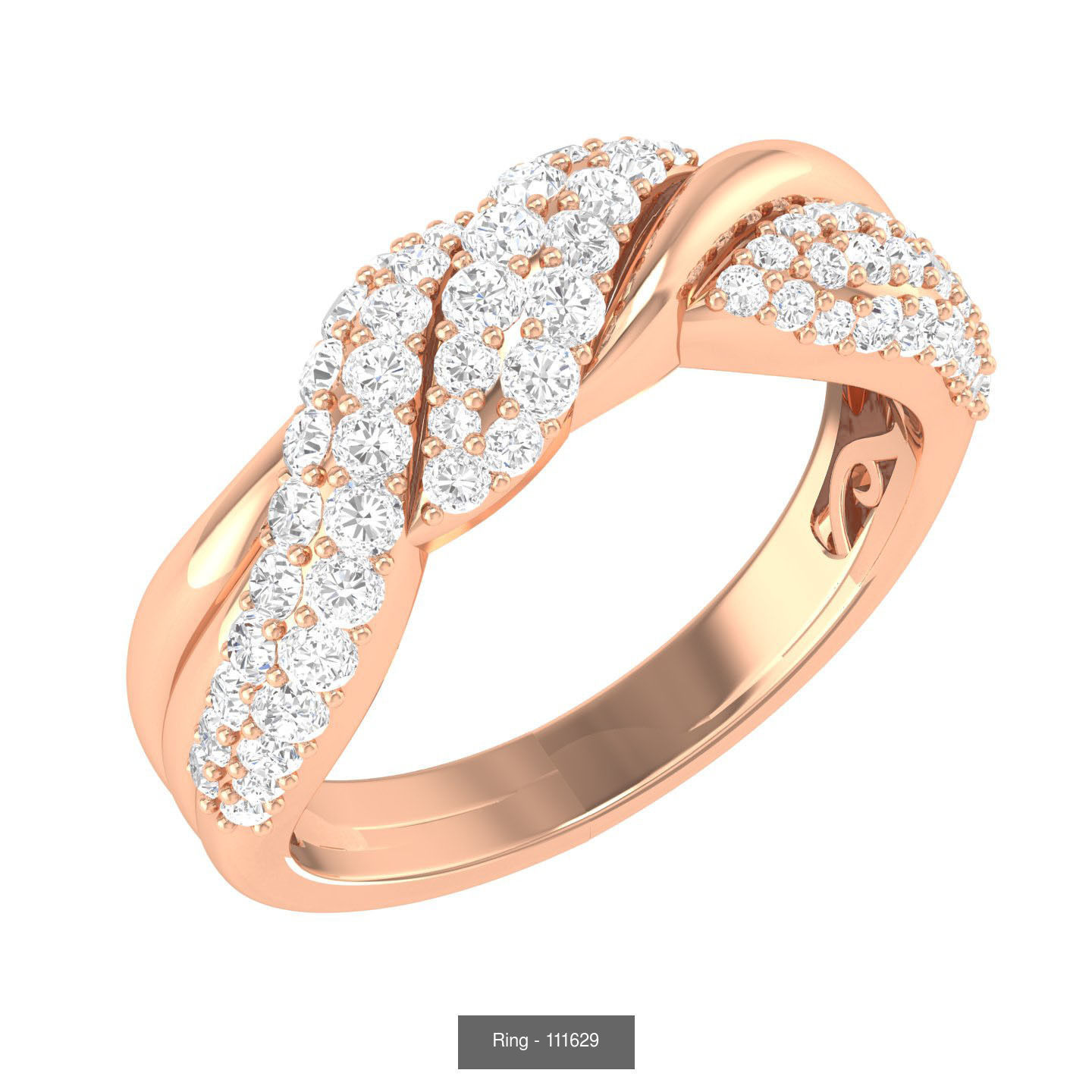 100 Bands rings  3D Model Collection_23