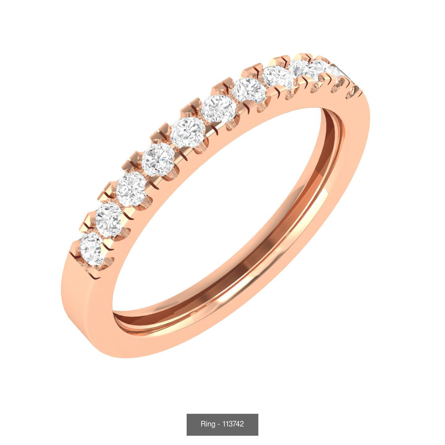 100 Bands rings  3D Model Collection_51