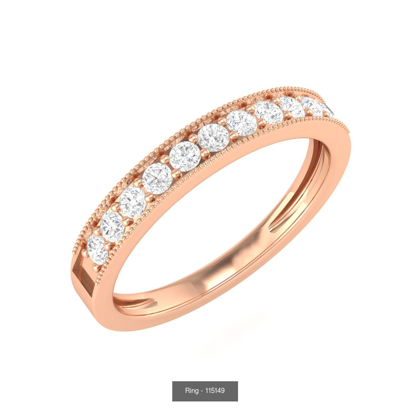 100 Bands rings  3D Model Collection_38