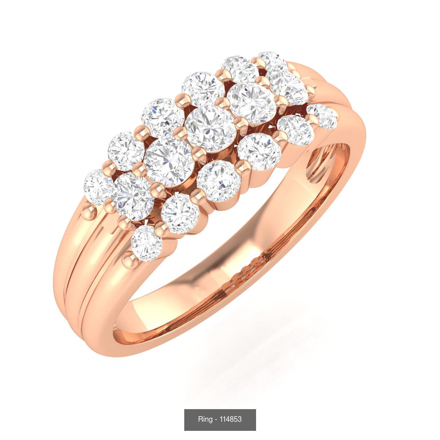 100 Bands rings  3D Model Collection_48