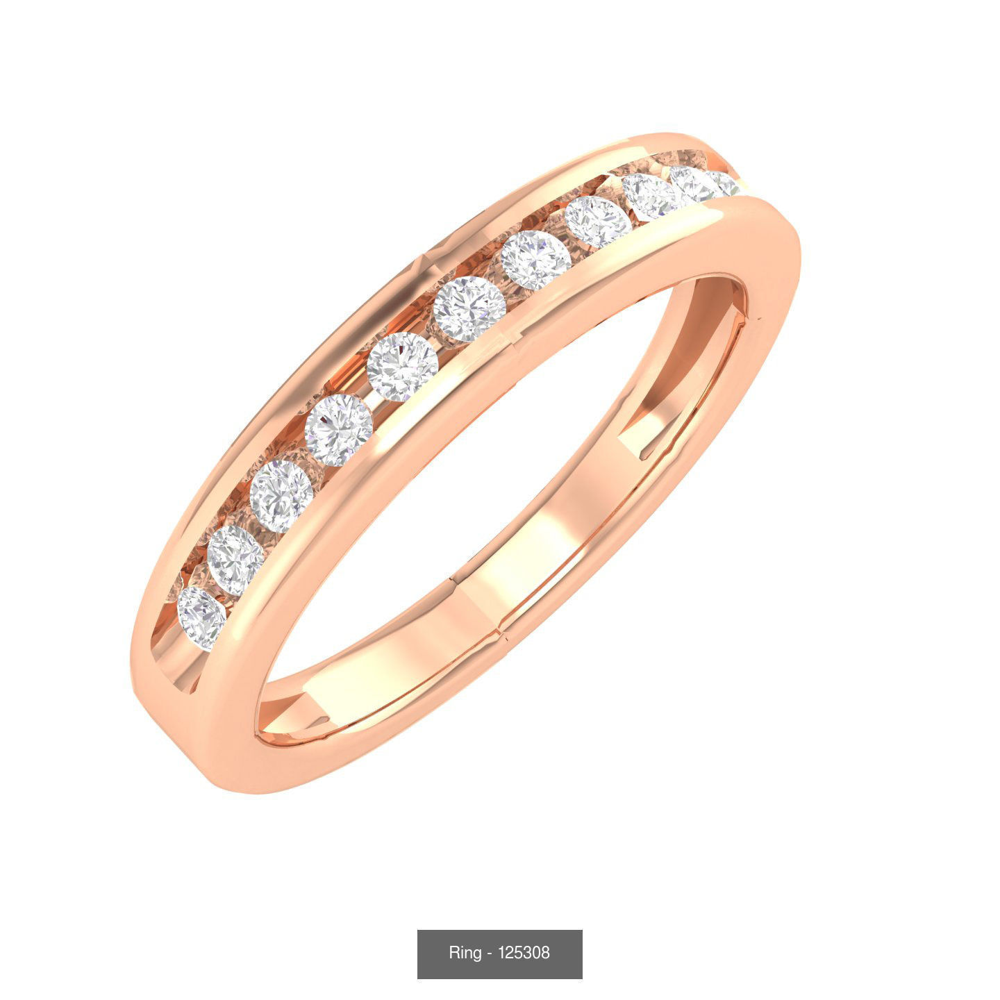 100 Bands rings  3D Model Collection_96