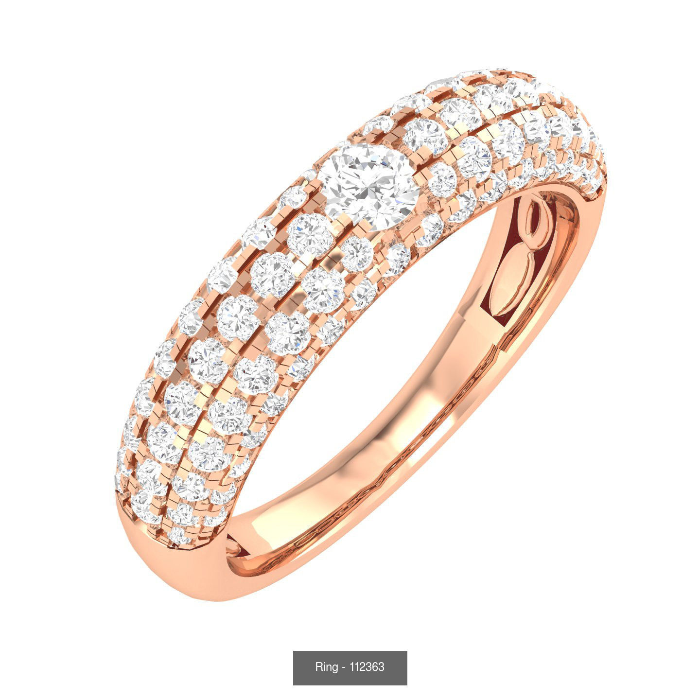 100 Bands rings  3D Model Collection_70