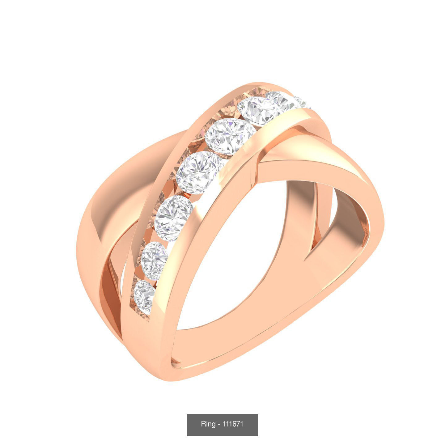 100 Bands rings  3D Model Collection_21