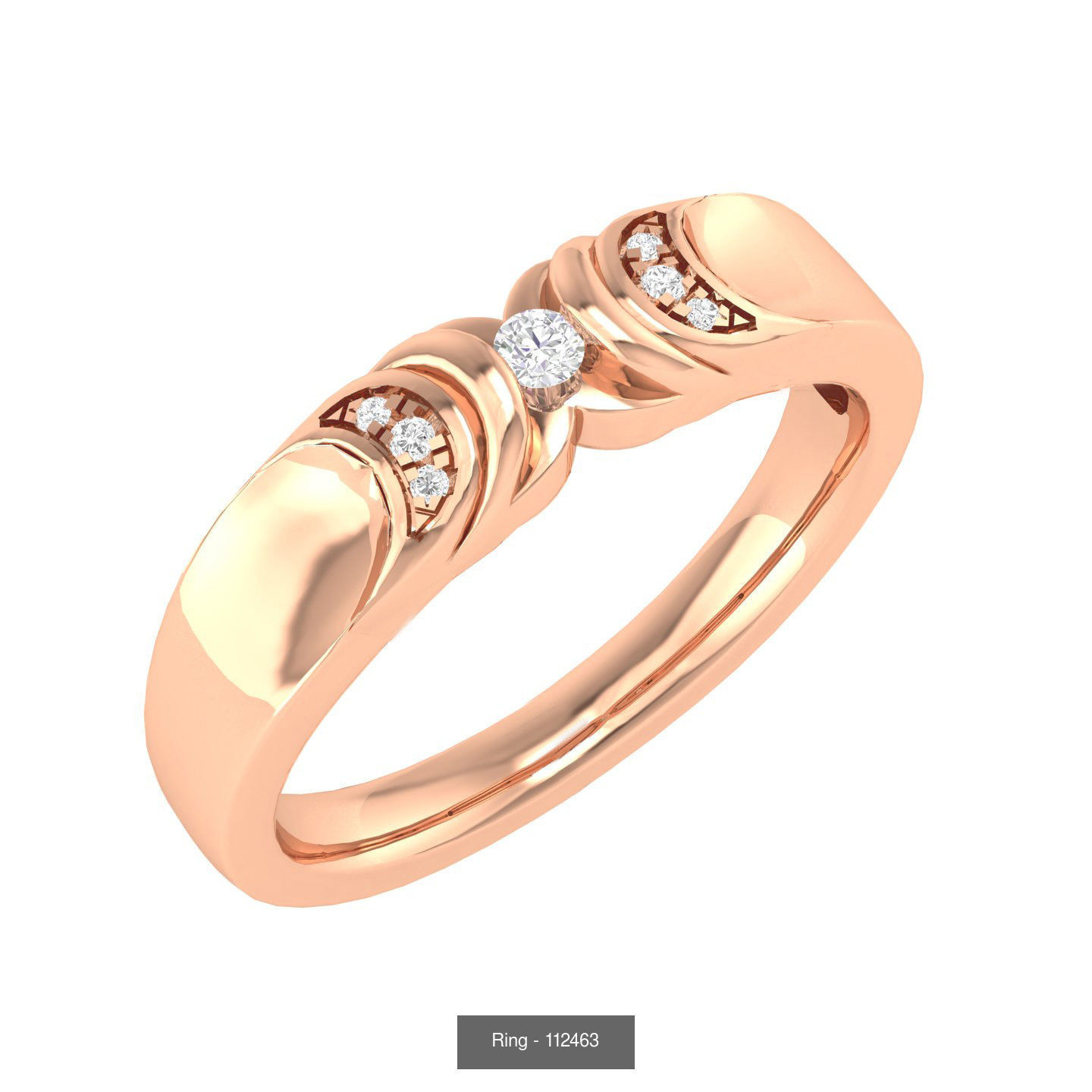 100 Bands rings  3D Model Collection_64