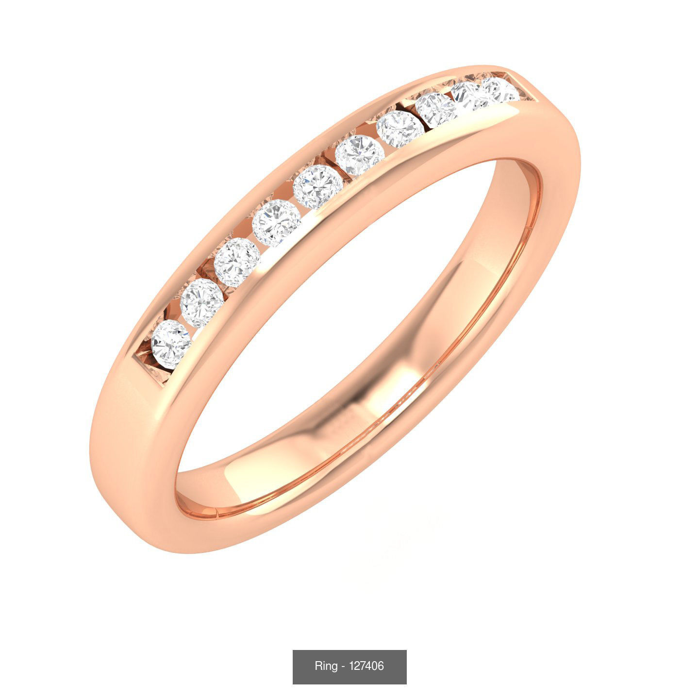100 Bands rings  3D Model Collection_105