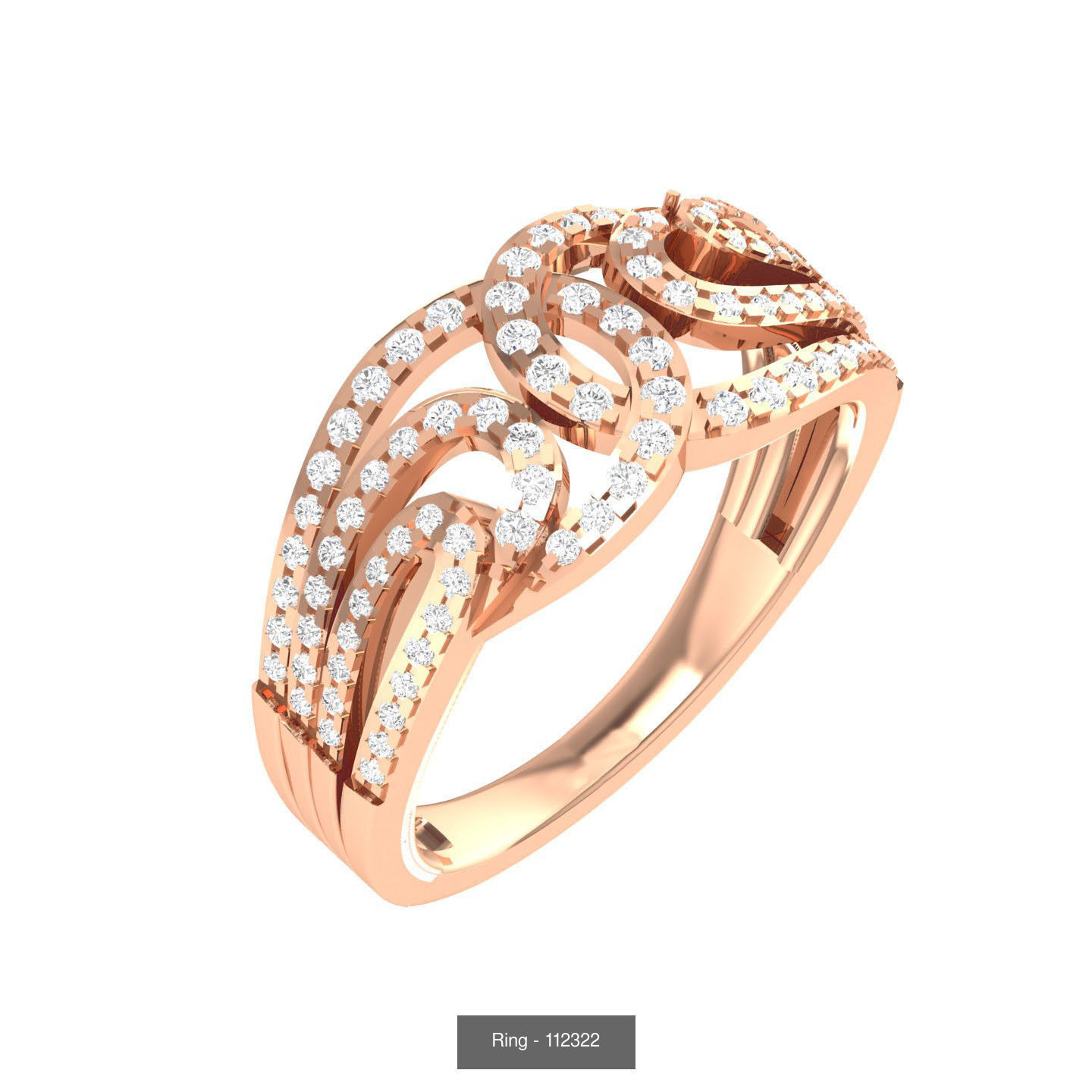 100 Bands rings  3D Model Collection_72