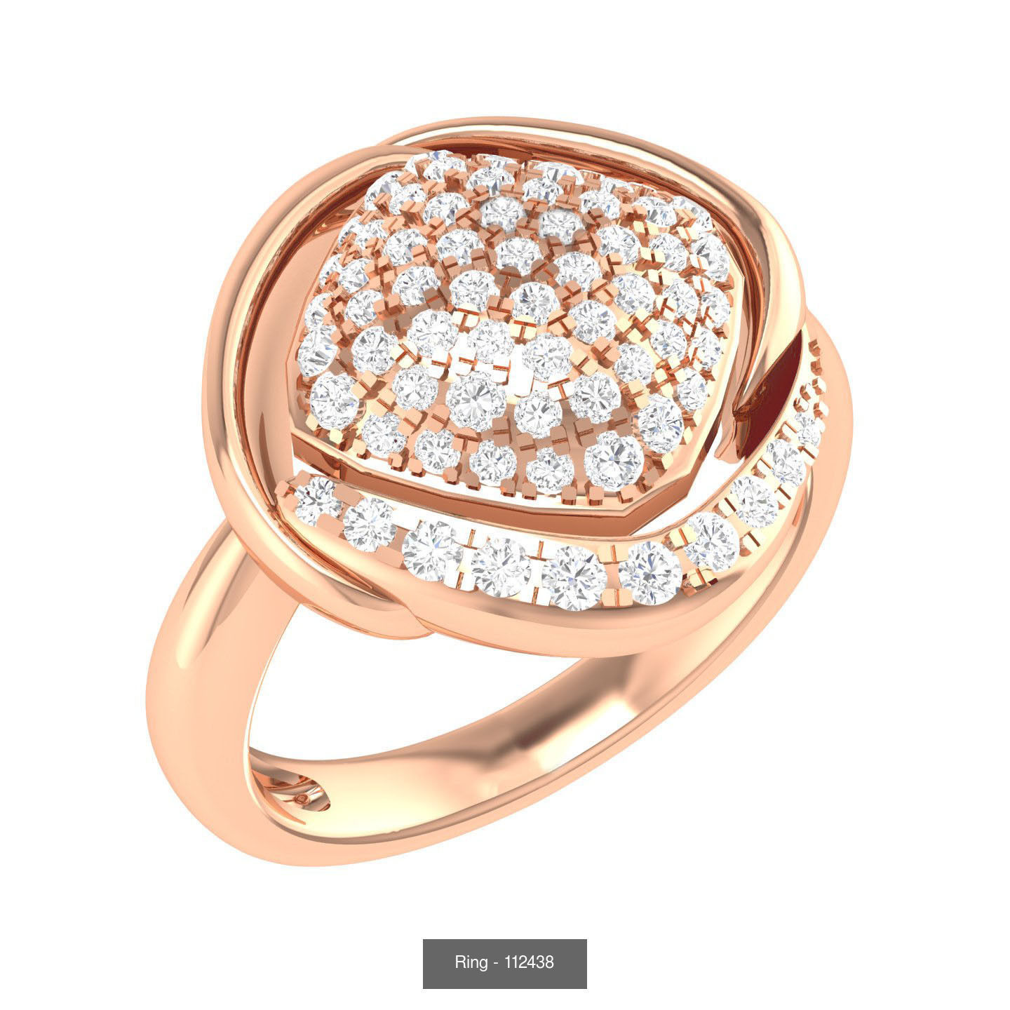 100 Bands rings  3D Model Collection_67