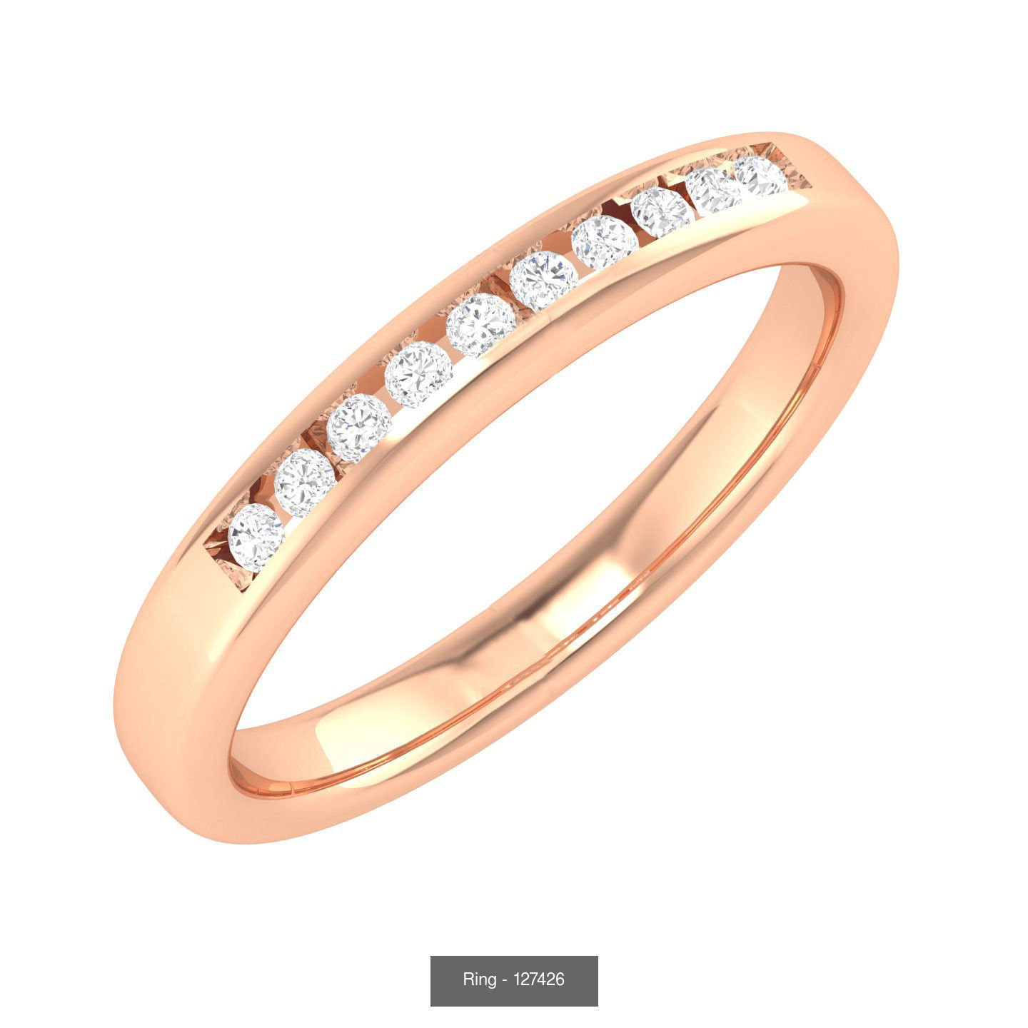 100 Bands rings  3D Model Collection_99