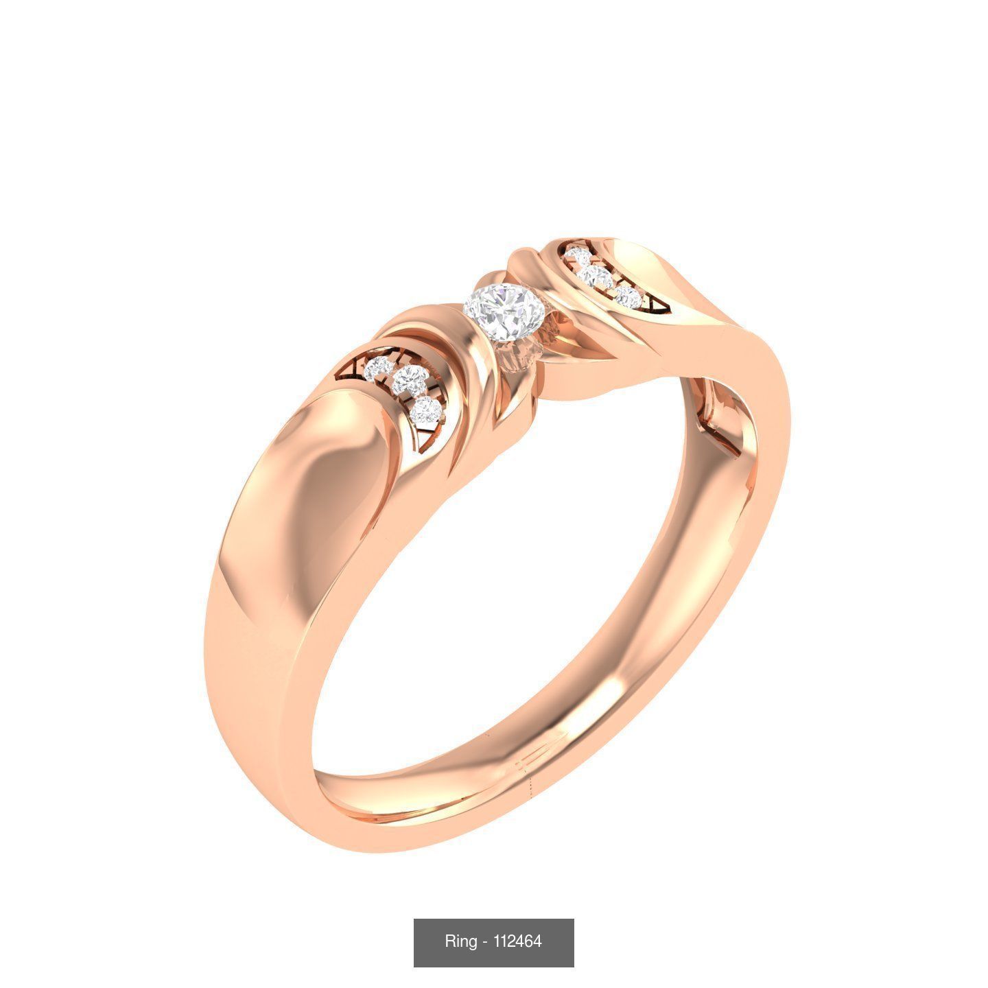 100 Bands rings  3D Model Collection_63