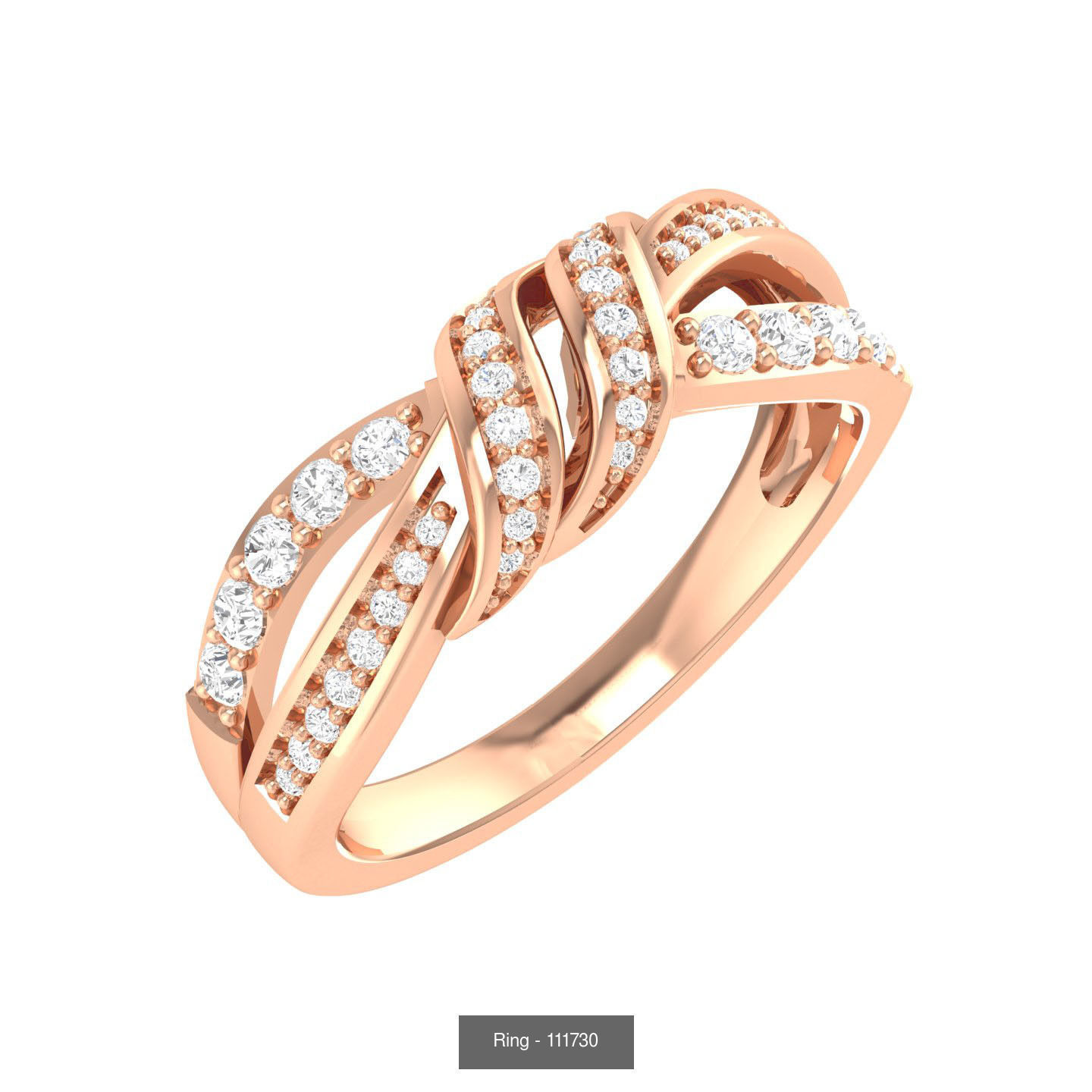 100 Bands rings  3D Model Collection_19