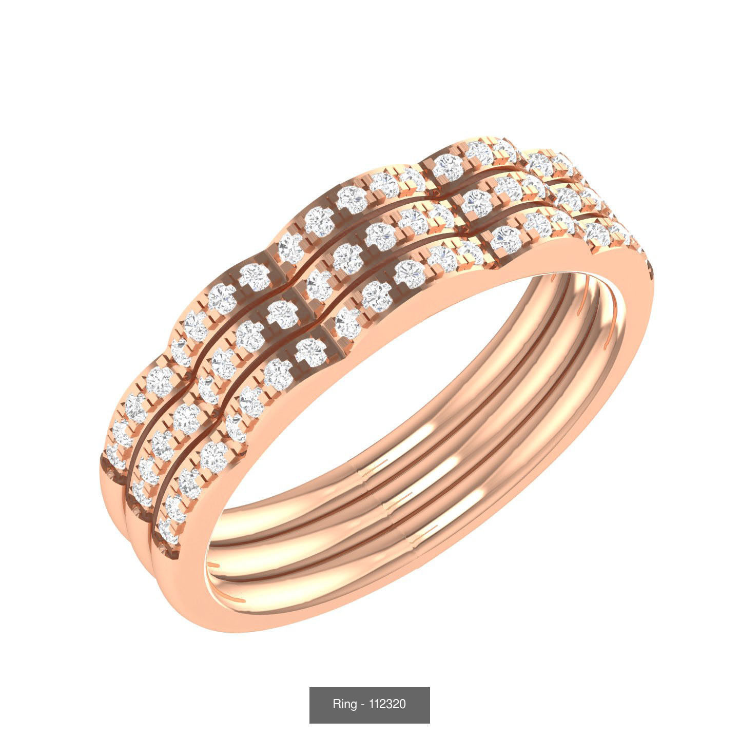 100 Bands rings  3D Model Collection_73