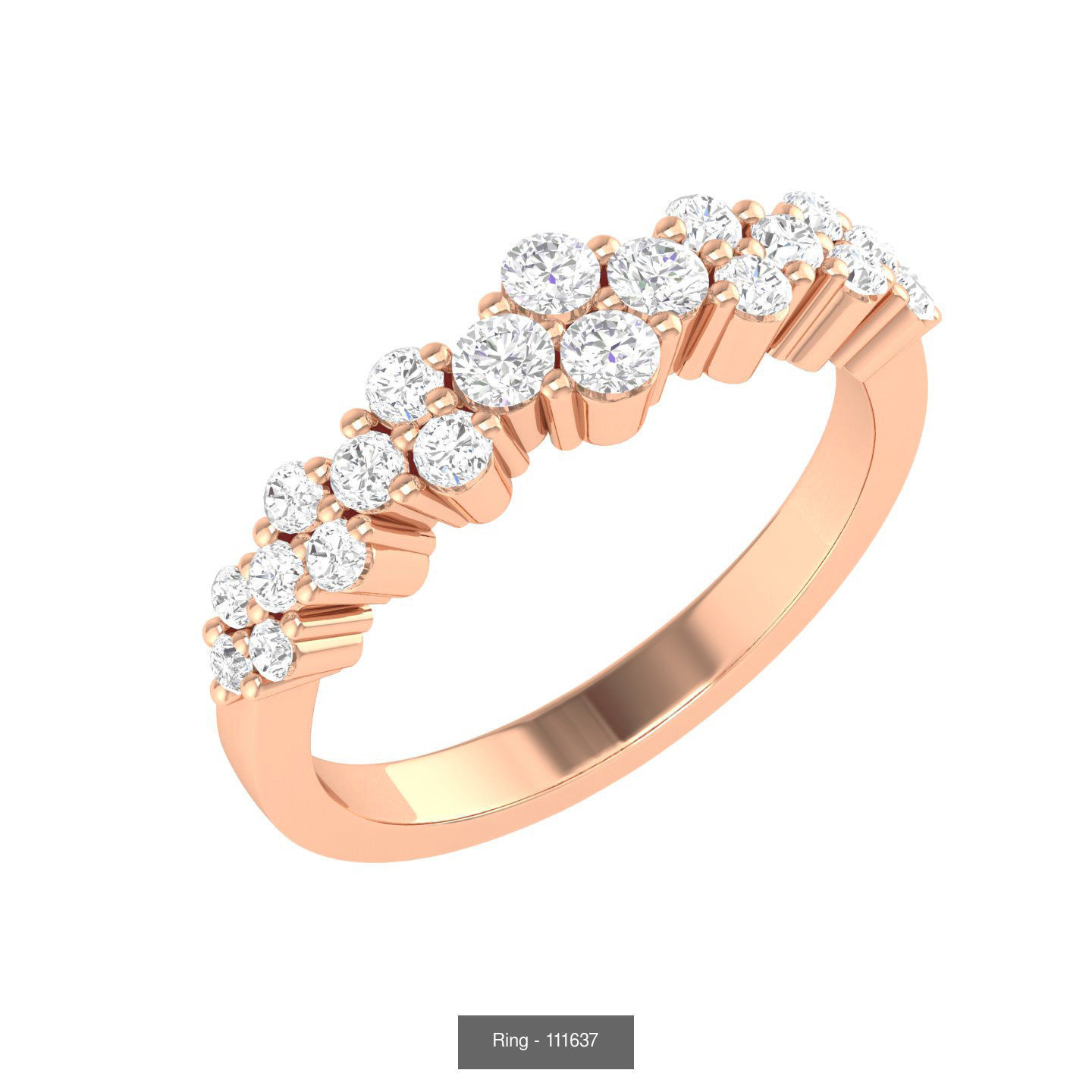 100 Bands rings  3D Model Collection_22