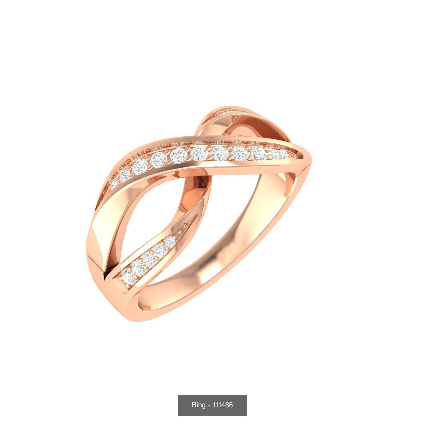 100 Bands rings  3D Model Collection_31