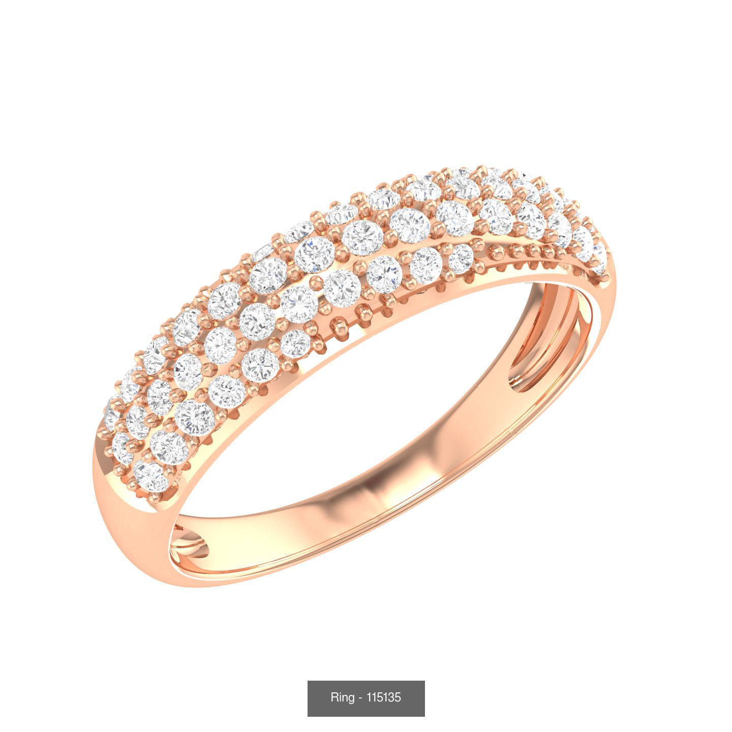 100 Bands rings  3D Model Collection_39