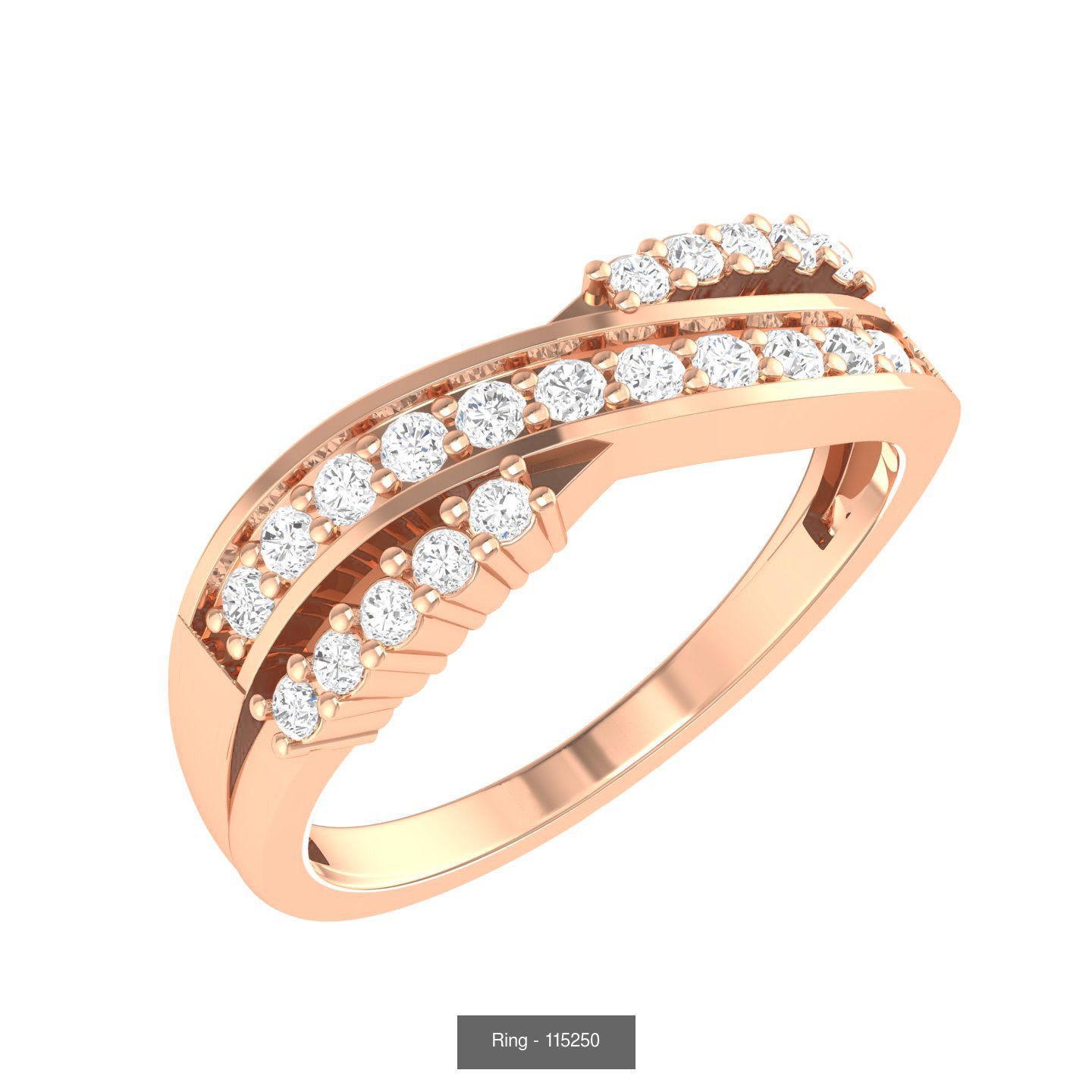 100 Bands rings  3D Model Collection_37
