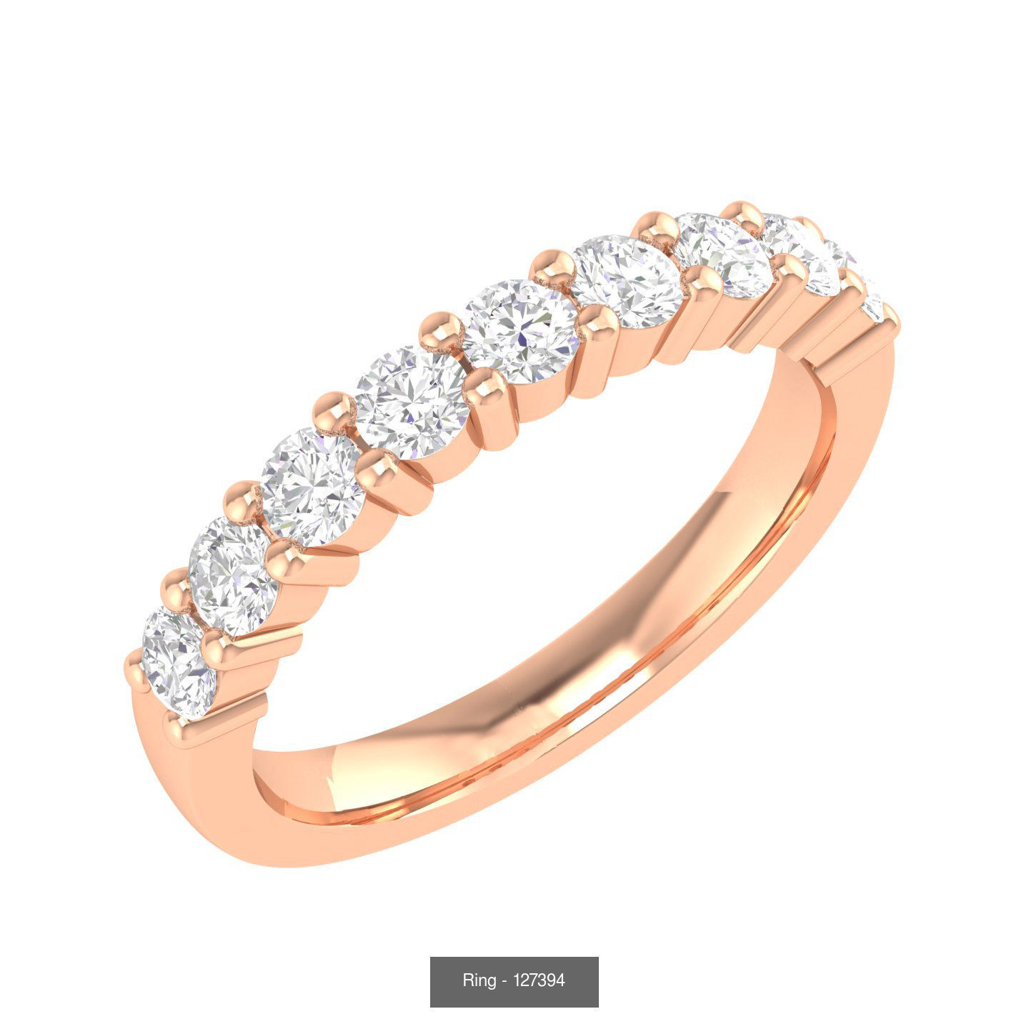100 Bands rings  3D Model Collection_110