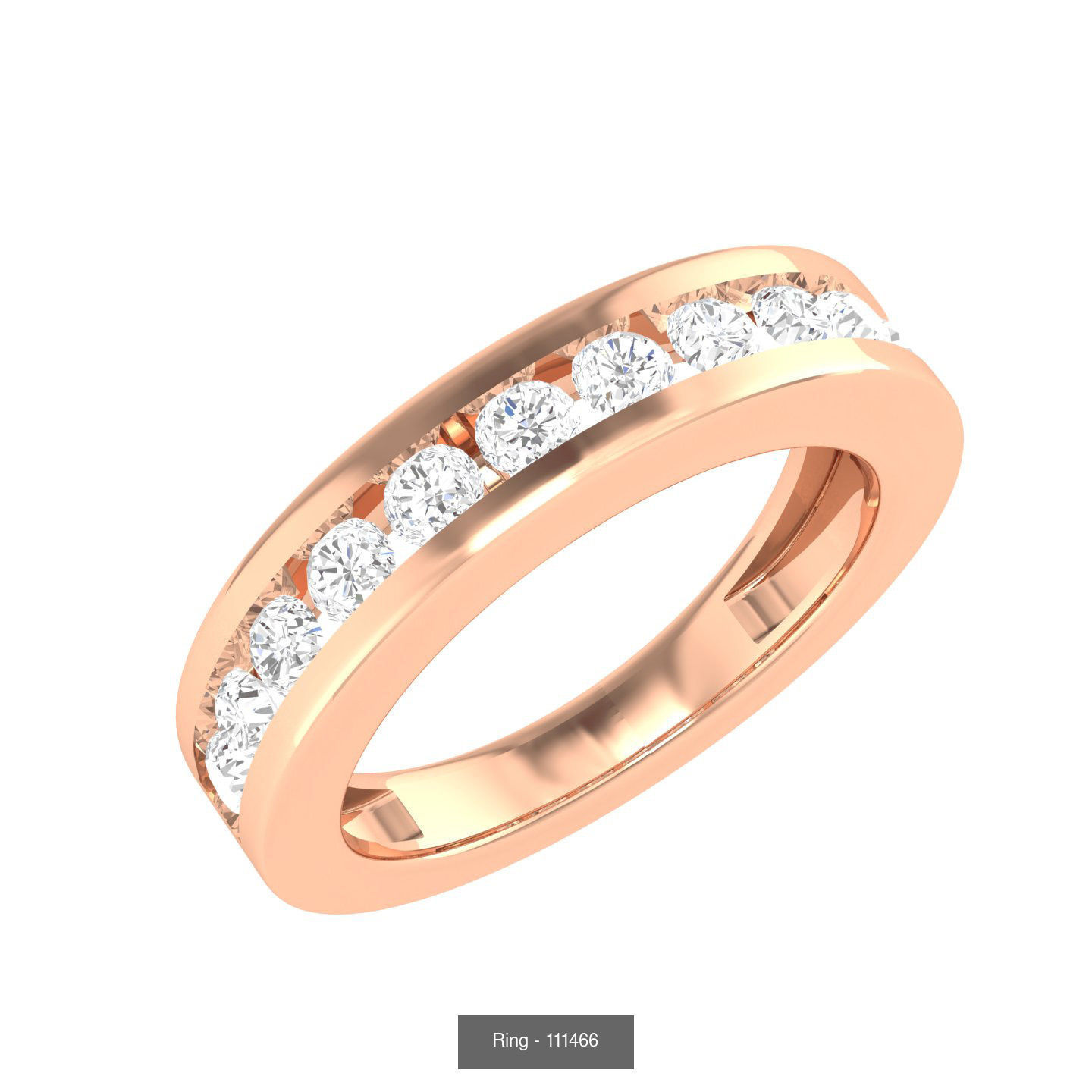 100 Bands rings  3D Model Collection_34