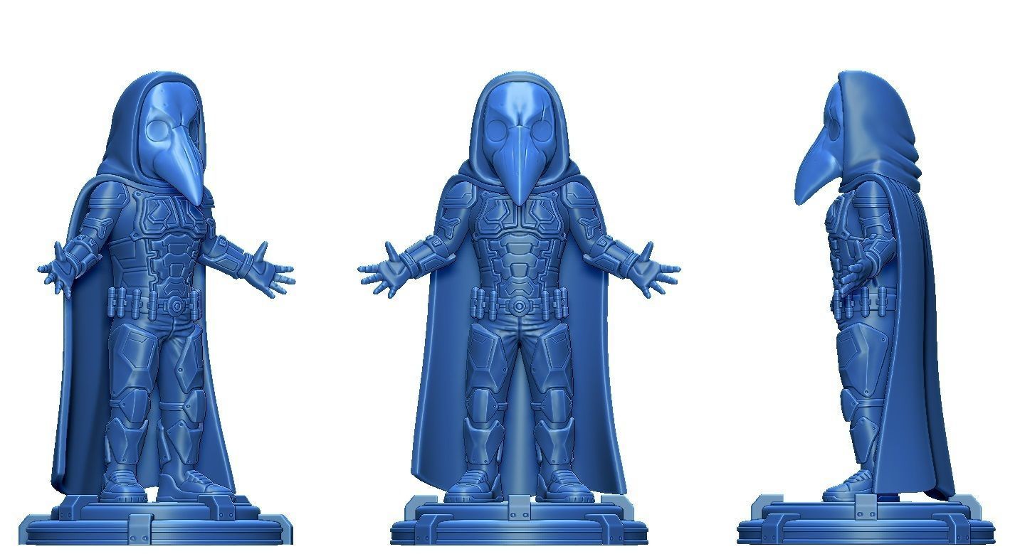 Plague Doctor Major Grom 3D print model_9