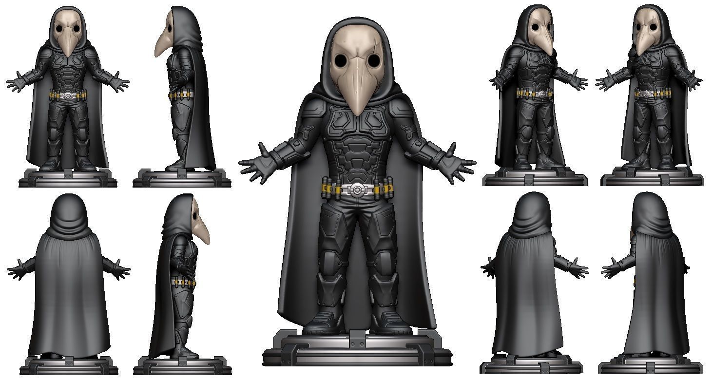 Plague Doctor Major Grom 3D print model_1
