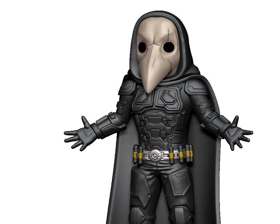 Plague Doctor Major Grom 3D print model_4