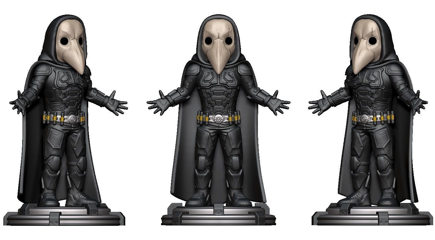 Plague Doctor Major Grom 3D print model_3