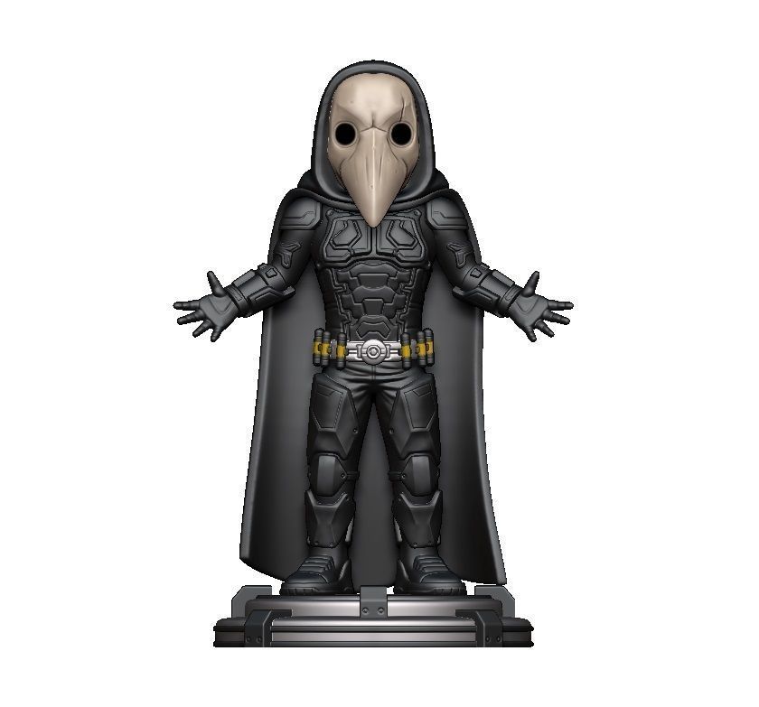 Plague Doctor Major Grom 3D print model_0