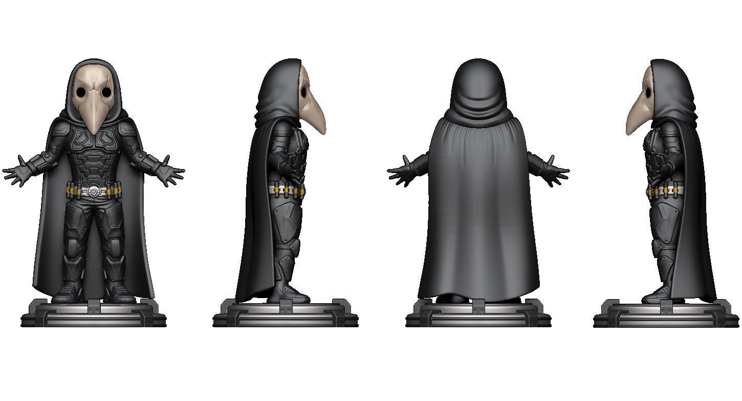 Plague Doctor Major Grom 3D print model_2