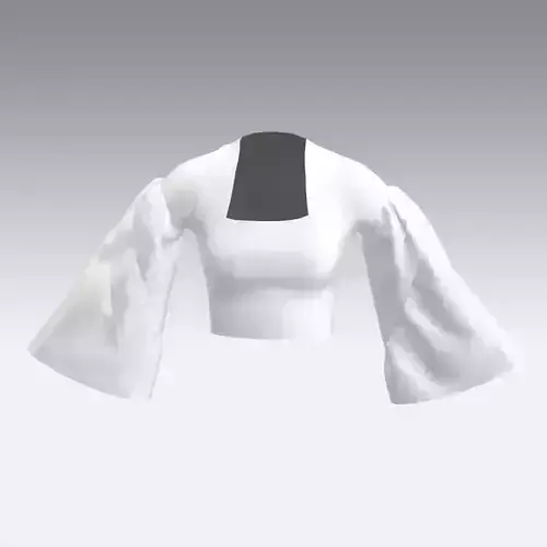 BLOUSE with bell sleeves