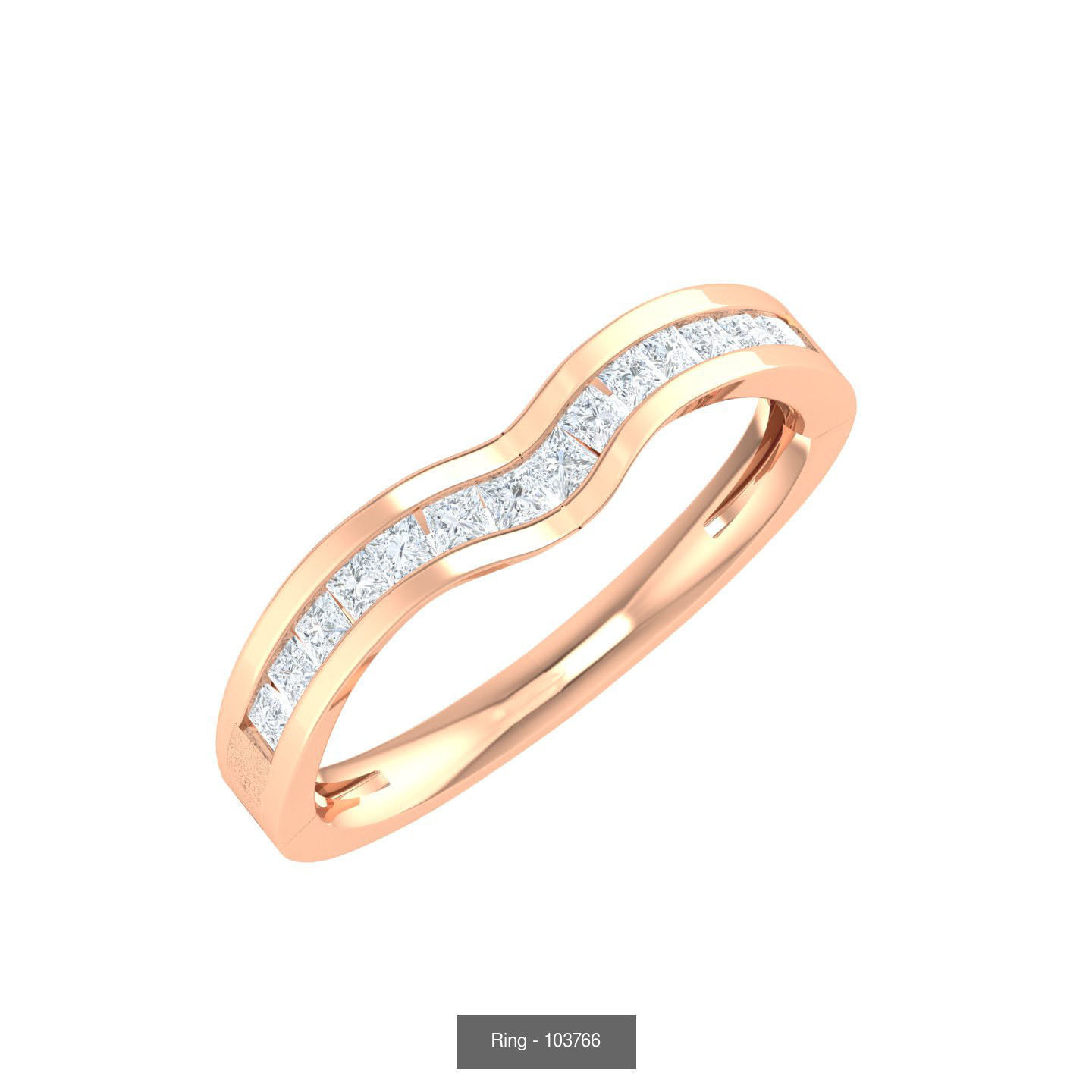 100 Bands rings  3D Model Collection_49